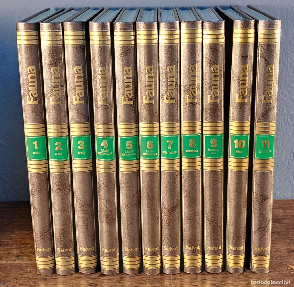 Enzyklop&auml;dien aus zweiter Hand: Enciclopedia Salvat de la Fauna. F&eacute;lix Rodr&iacute;guez de la Fuente. Completa 11 tomos. 1985