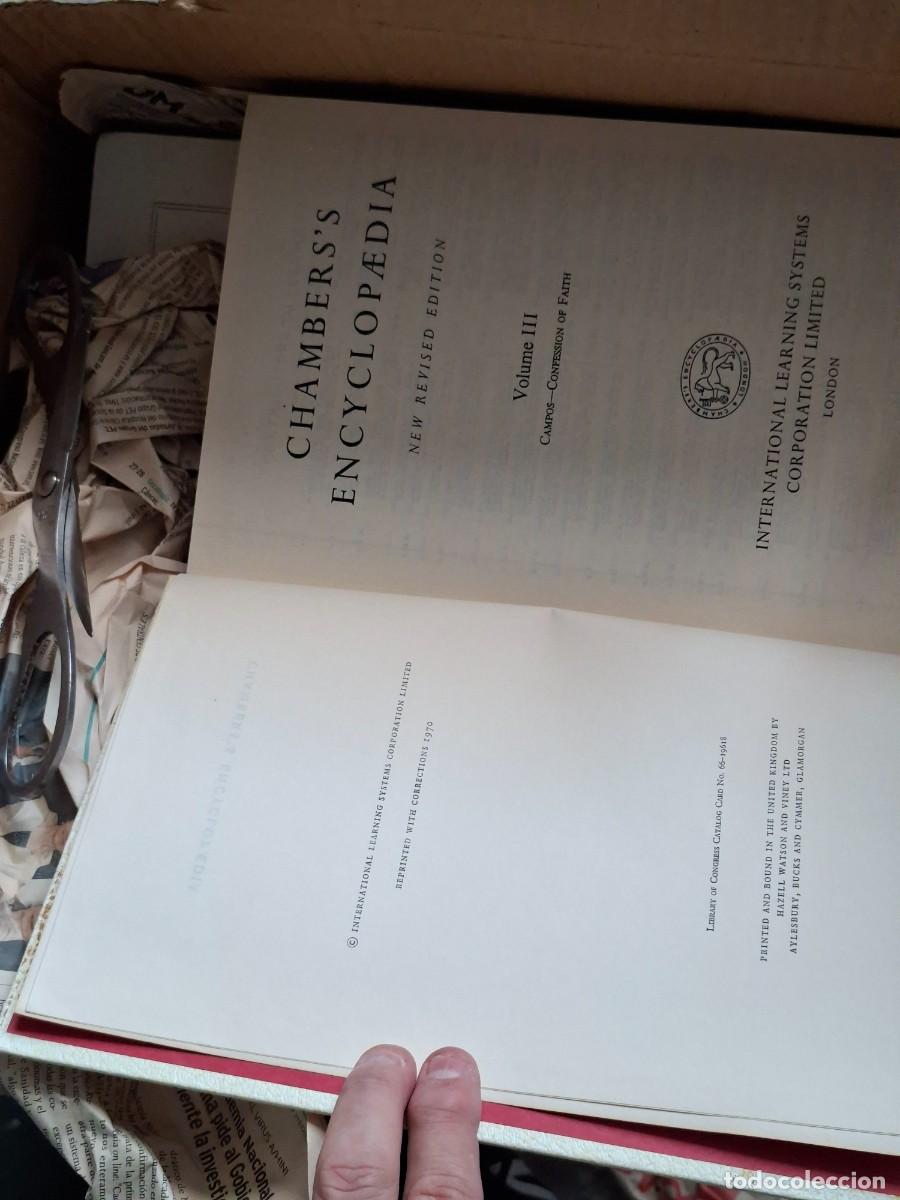 Enciclopedias de segunda mano: Chamber Encyclopaedia (10 books) - Foto 2