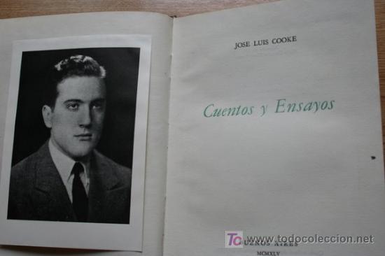 Libros de segunda mano: Cuentos y ensayos. Cooke (Jos&eacute; Luis) - Foto 1