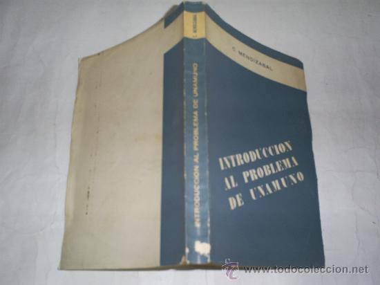 Libros de segunda mano: Introducci&oacute;n al problema de Unamuno C. MENDIZABAL RM51125 - Foto 1
