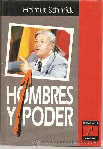 Libros de segunda mano: HOMBRES Y PODER - HELMUT SCHMIDT - Foto 1
