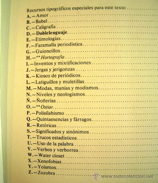 Libros de segunda mano: LA PERVERSION DEL LENGUAJE. AMANDO DE MIGUEL. ESPASA CALPE, 1985. . - Foto 3