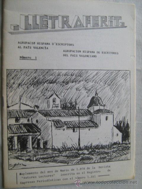 Libros de segunda mano: LLETRAFERIT. N&ordm; 1 - Foto 1