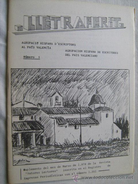 Libros de segunda mano: LLETRAFERIT. N&ordm; 1. 1978 - Foto 1