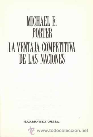 Libros de segunda mano: LA VENTAJA COMPETITIVA DE LAS NACIONES - MICHAEL E. PORTER - Foto 1