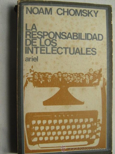 Libros de segunda mano: LA RESPONSABILIDAD DE LOS INTELECTUALES. CHOMSKY, Noam. 1969 - Foto 1