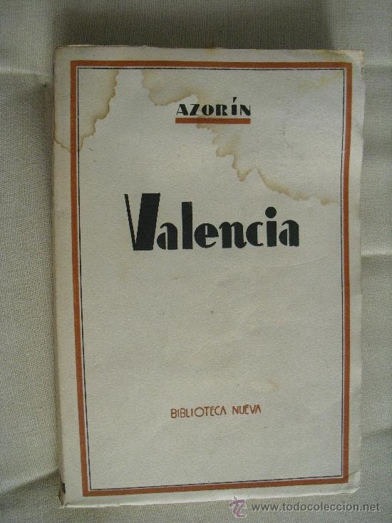 Libros de segunda mano: Valencia.- Azorin - Foto 1