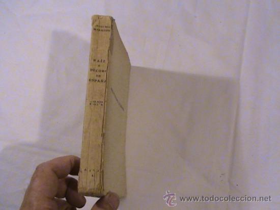 Libros de segunda mano: Raiz y decoro de Espa&ntilde;a (autor: Gregorio Mara&ntilde;&oacute;n) - Foto 2