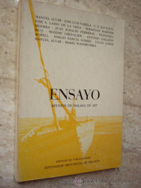 Libros de segunda mano: ENSAYO. REUNION DE MALAGA DE 1977. 214 PP. - Foto 1