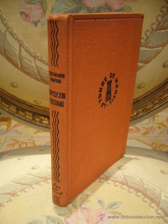 Libros de segunda mano: &rdquo;EXPOSICION PERSONAL&rdquo; DE GIOVANNI PAPINI. 1.953. - Foto 1