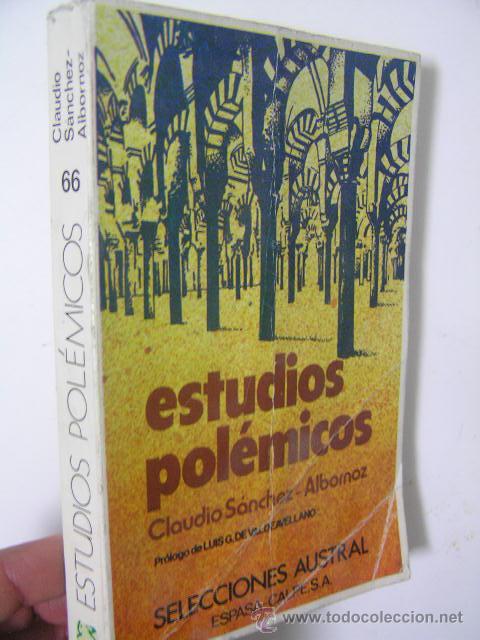 Libros de segunda mano: estudios polemicos,claudio sanchez,1979, espasa ed, ref bols 5 - Foto 1