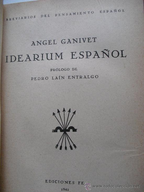 Libros de segunda mano: Idearium Espa&ntilde;ol. Ganivet, Angel - Foto 1