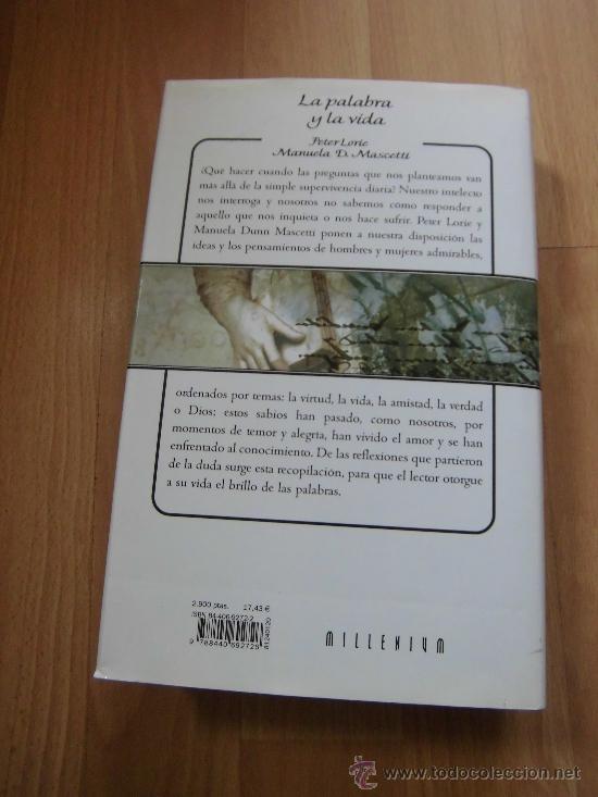 Libros de segunda mano: LA PALABRA Y LA VIDA PETER LORIE .MANUELA D.MASCETTI EDICIONES B 1999 - Foto 5