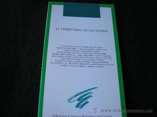 Libros de segunda mano: EL TERRITORIO DE LAS LETRAS,- VARIOS.- C&Aacute;TEDRA/ M&ordm;. DE CULTURA, 1994
