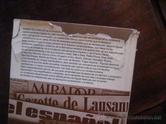 Libros de segunda mano: GANAS DE HABLAR , IGNACIO AGUSTI - Foto 7