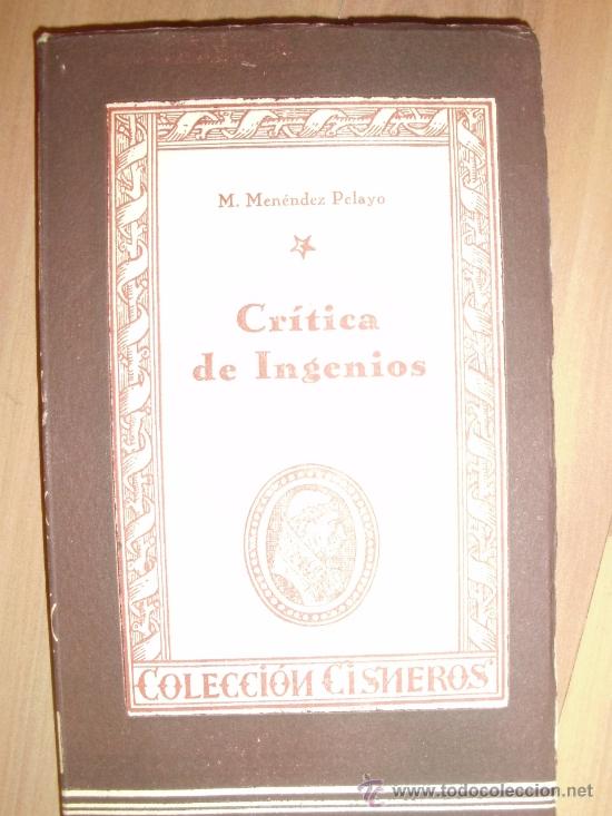 Libros de segunda mano: CR&Iacute;TICA DE INGENIOS (Madrid, 1943) - Foto 1
