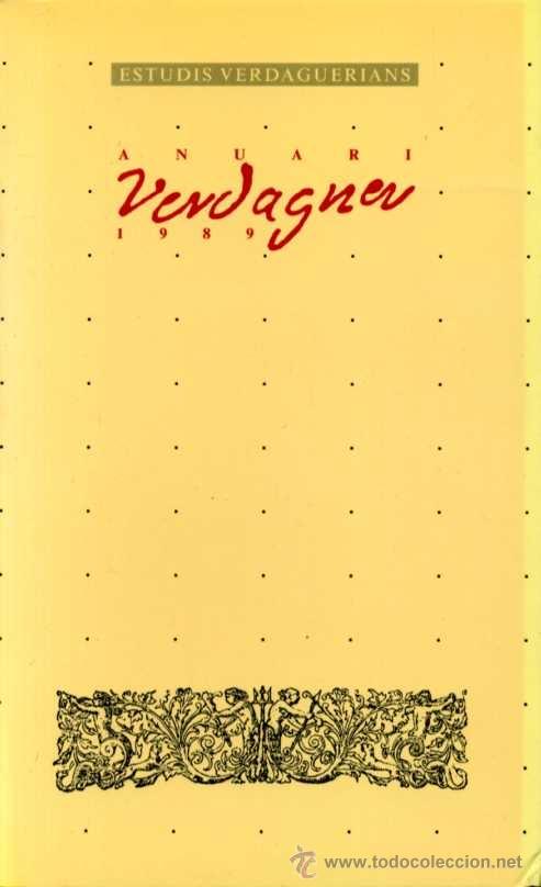 Libros de segunda mano: Anuari Verdaguer 1989 - Foto 1