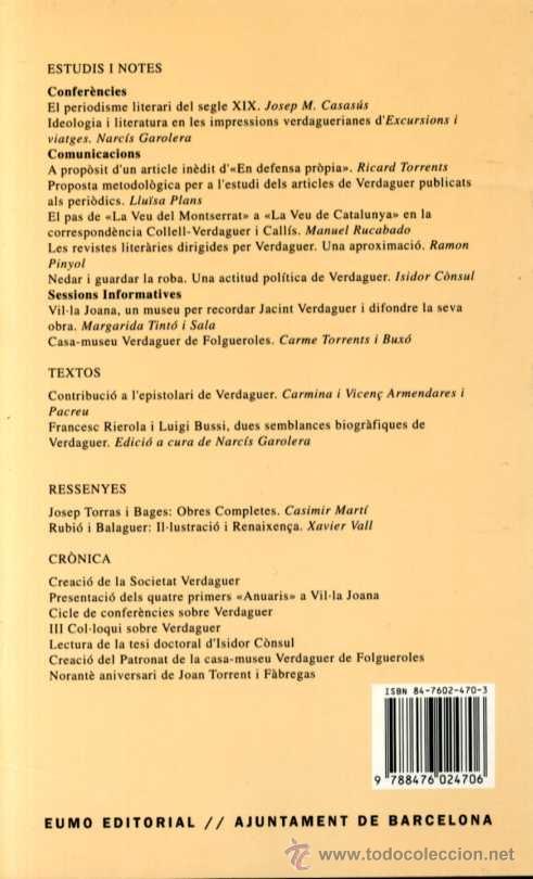 Libros de segunda mano: Anuari Verdaguer 1991 - Foto 2