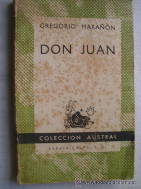 Libros de segunda mano: DON JUAN. MARA&Ntilde;&Oacute;N, Gregorio. 1943 - Foto 1