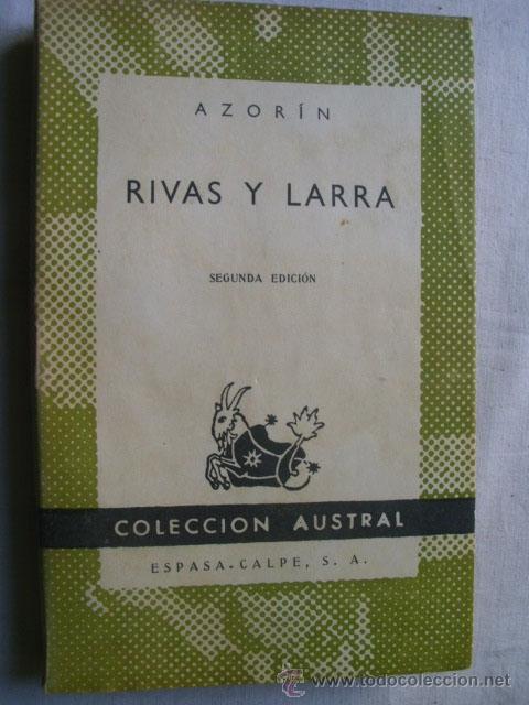 Libros de segunda mano: RIVAS Y LARRA. AZOR&Iacute;N. 1957 - Foto 1