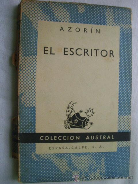 Libros de segunda mano: EL ESCRITOR.  AZOR&Iacute;N. 1943 - Foto 1