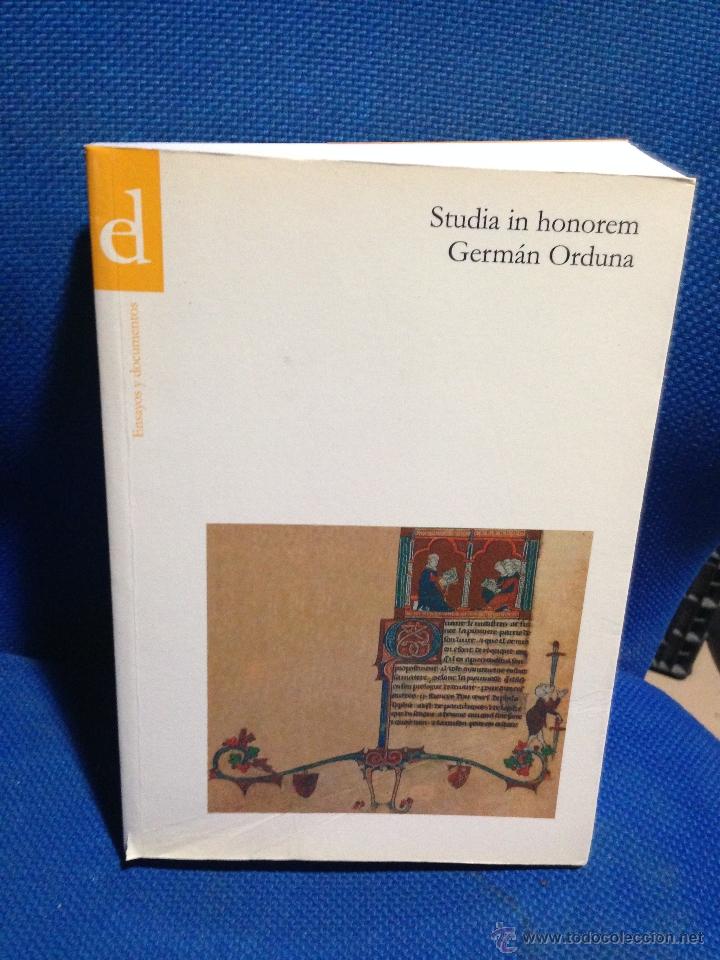 Libros de segunda mano: STUDIA IN HONOREM - GERM&Aacute;N ORDUNA - ED. ENSAYOS Y DOCUMENTOS - - KBL1 - Foto 1