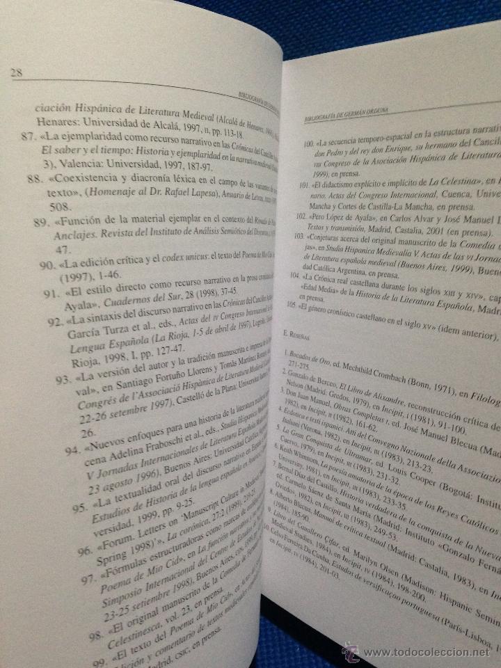 Libros de segunda mano: STUDIA IN HONOREM - GERM&Aacute;N ORDUNA - ED. ENSAYOS Y DOCUMENTOS - - KBL1 - Foto 10