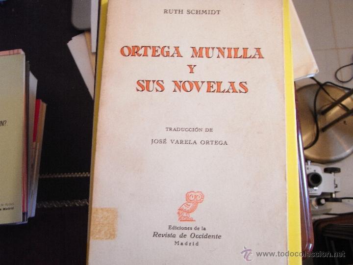 Libros de segunda mano: Ortega Munilla y sus novelas. Ruth Schmidt - Foto 1