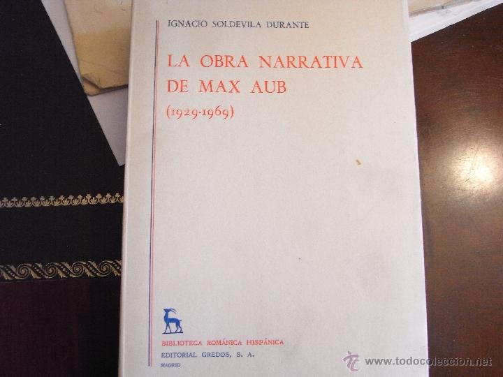 Libros de segunda mano: La obra narrativa de Max Aub (1929-1969) - Foto 1