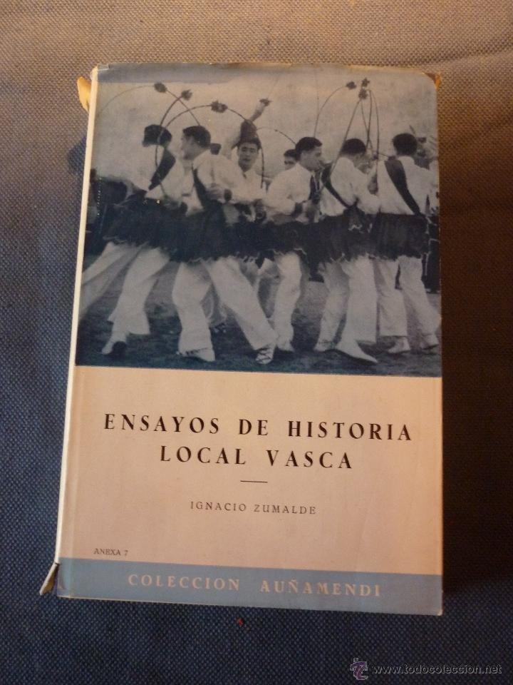 Libros de segunda mano: Ensayos de historia local vasca - Foto 1