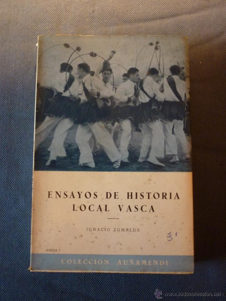 Libros de segunda mano: Ensayos de historia local vasca - Foto 1