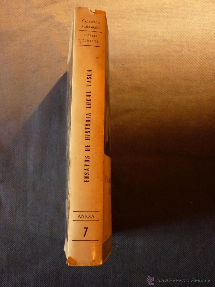 Libros de segunda mano: Ensayos de historia local vasca - Foto 3