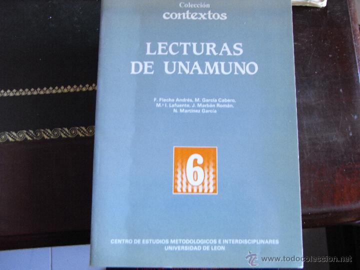 Libros de segunda mano: Lecturas de Unamuno. Varios autores. - Foto 1