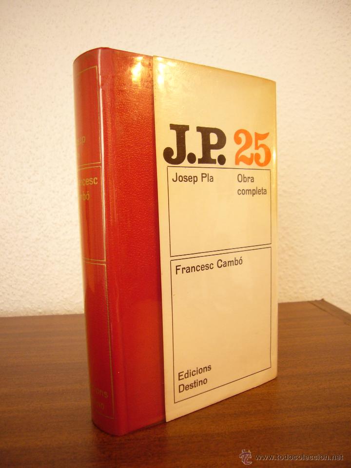 Libros de segunda mano: JOSEP PLA: OBRA COMPLETA 25. FRANCESC CAMB&Oacute; (DESTINO, 1973) MOLT BON ESTAT. PRIMERA EDICI&Oacute;.