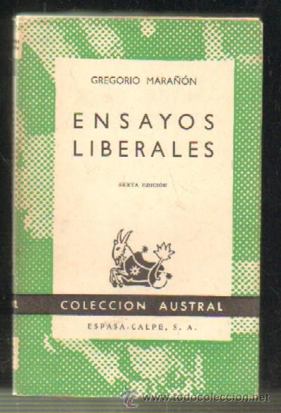 Libros de segunda mano: ENSAYOS LIBERALES.     A-AUSV-637 - Foto 1