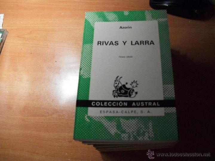 Libros de segunda mano: Rivas y Larra .AZOR&Iacute;N. Colecci&oacute;n Austral - Foto 1