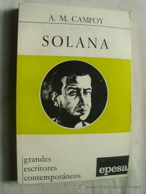 Libros de segunda mano: SOLANA. CAMPOY, A.M. 1971 - Foto 1