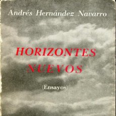 Libros de segunda mano: HORIZONTES NUEVOS. ENSAYOS. - CANARIAS -. Lote 44974489