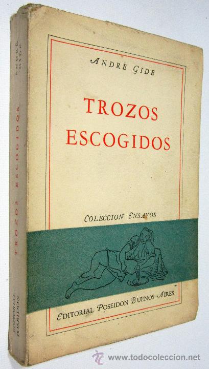 Libros de segunda mano: ANDR&Eacute; GIDE: TROZOS ESCOGIDOS. - Foto 1