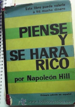 Libros de segunda mano: Piense y se har&aacute; rico, Napole&oacute;n Hill - Foto 1
