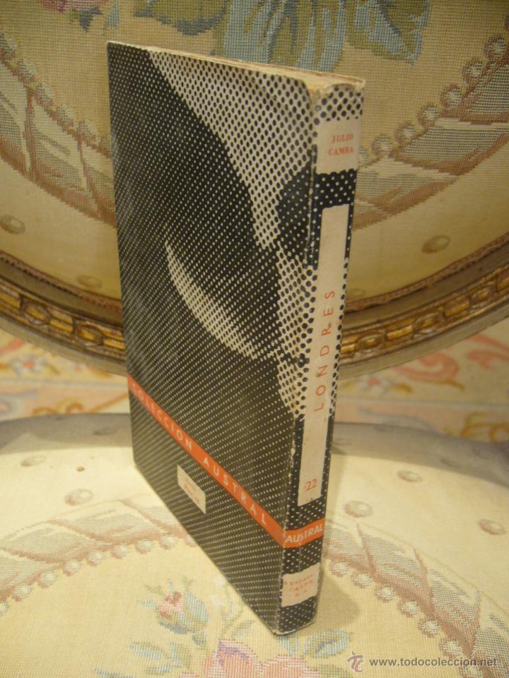 Libros de segunda mano: LONDRES, DE JULIO CAMBA. COLECCION AUSTRAL N&ordm; 22. - Foto 3