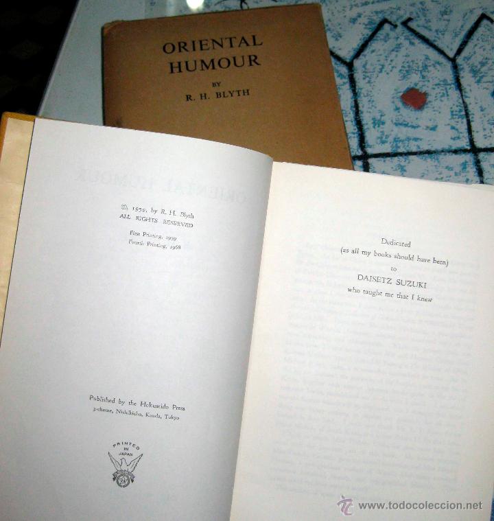 Libros de segunda mano: R.H. Blyth. Oriental Humour. 1959 - Foto 4