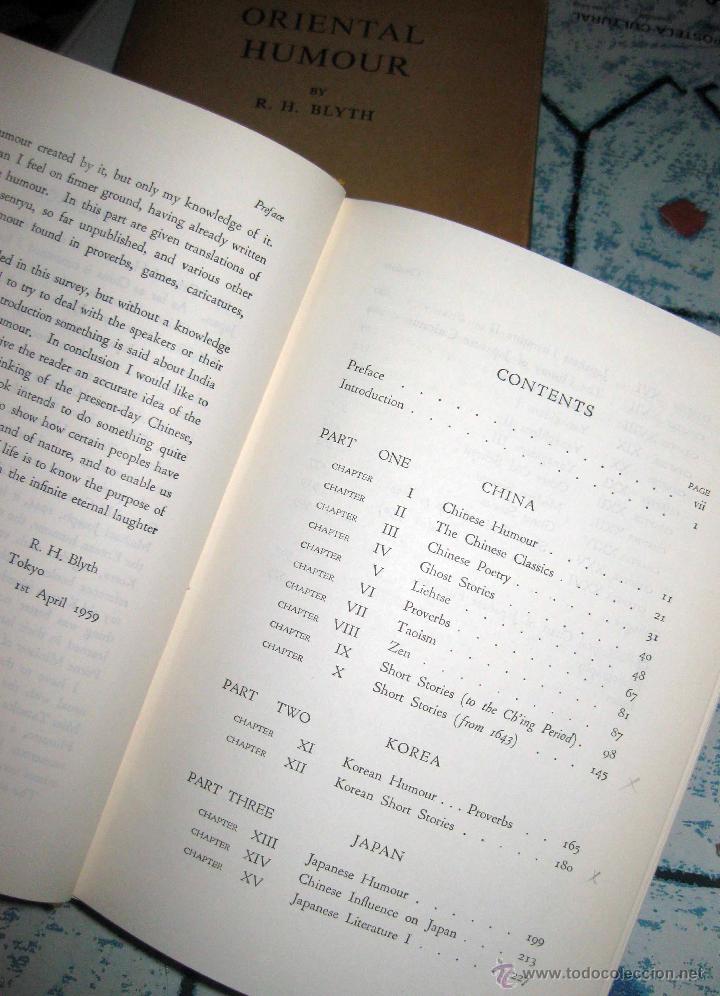 Libros de segunda mano: R.H. Blyth. Oriental Humour. 1959 - Foto 5