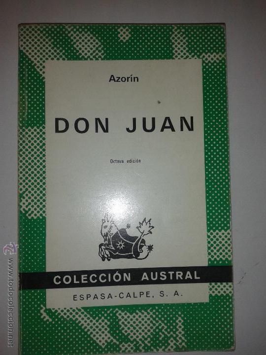 Libros de segunda mano: DON JUAN  1974 AZOR&Iacute;N   8 &ordm; ED. AUSTRAL 153 - Foto 1