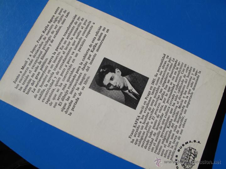 Libros de segunda mano: LA METAMORFOSIS - KAFKA. - Foto 2
