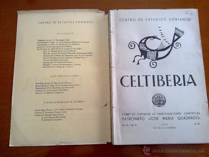 Libros de segunda mano: CELTIBERIA, VARIOS AUTORES (N&ordm; 18) - Foto 3