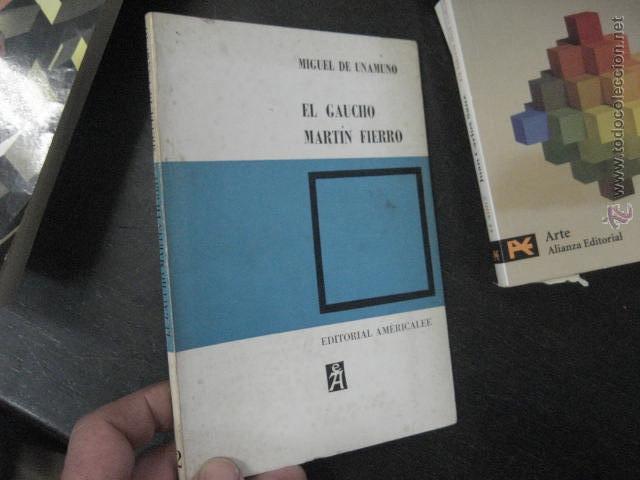 Libros de segunda mano: El gaucho martin fierro, unamuno  ref bols b2 - Foto 1