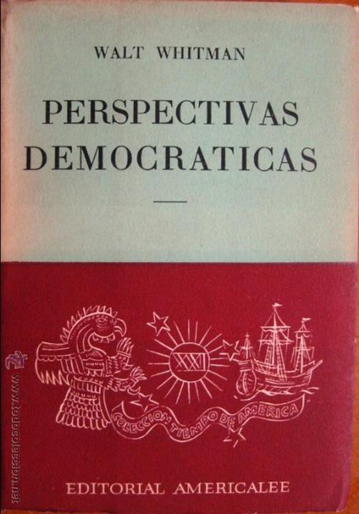 Libros de segunda mano: Walt Whitman / Perspectivas democr&aacute;ticas - Foto 1