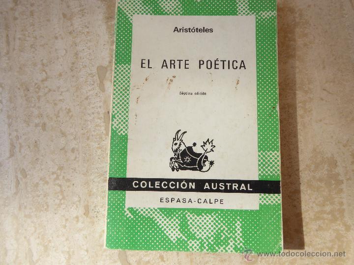 Libros de segunda mano: El arte po&eacute;tica. Arist&oacute;teles. - Foto 1