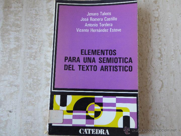 Libros de segunda mano: Elementos para una semi&oacute;tica del texto art&iacute;stico. - Foto 1